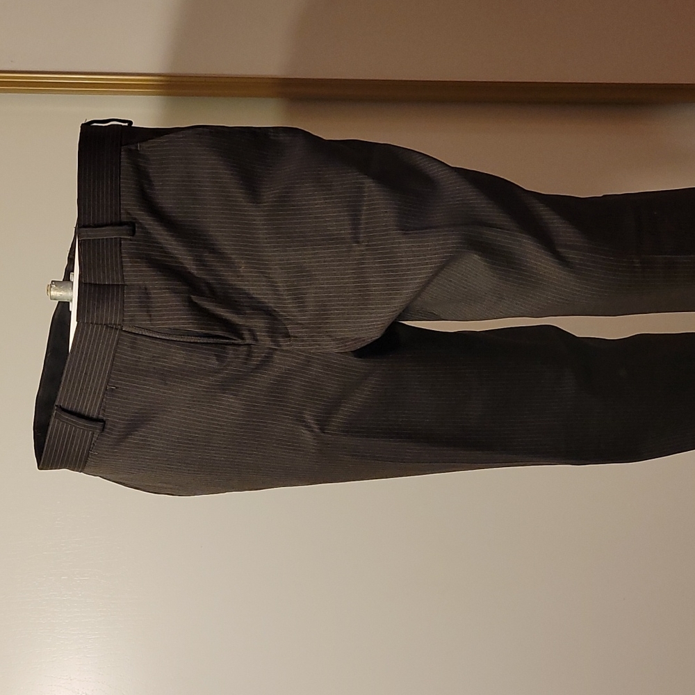 Dark brown pin Stripe dress pants